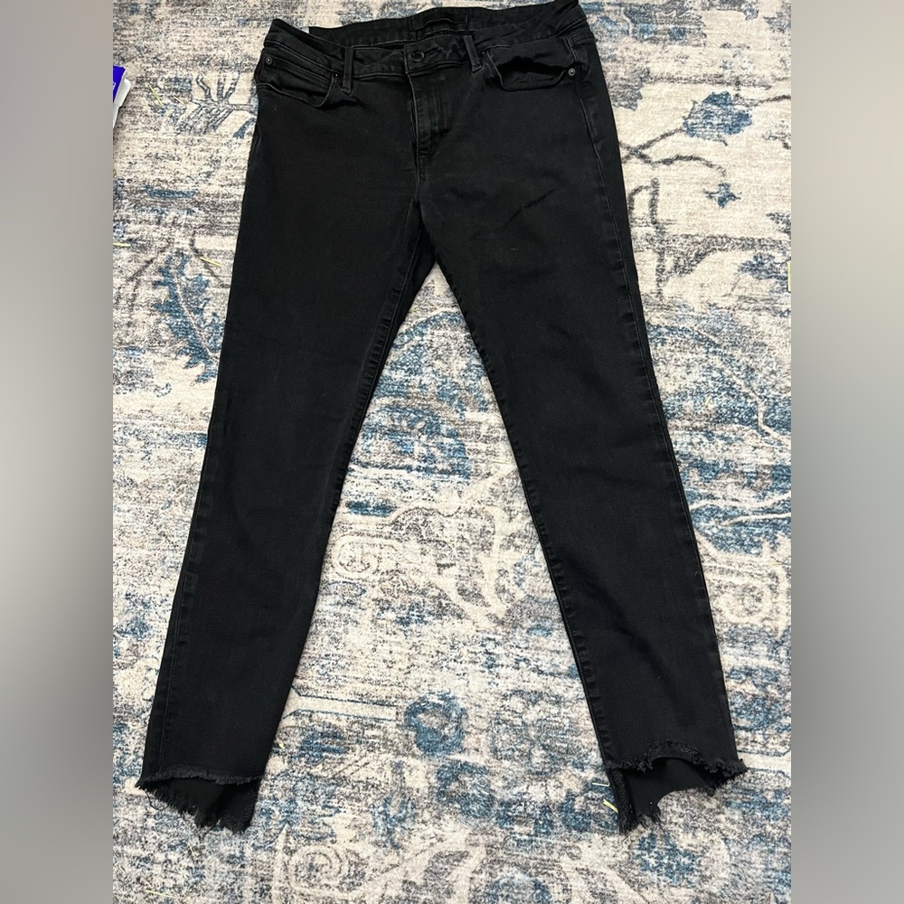 Joe’s Jeans Flawless The Blondie Black midrise Skinny ankle Jean size 30 - Picture 2 of 5